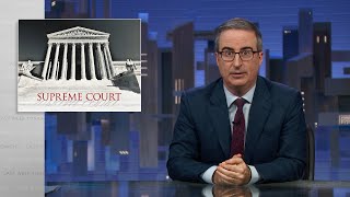 Supreme Court Ethics Last Week Tonight with John Oliver HBO [upl. by Akieluz]