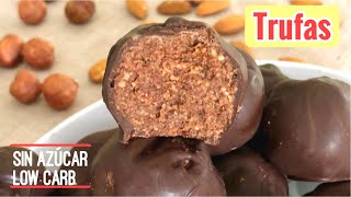 TRUFAS KETO de Chocolate  SIN Azúcar SIN Harina LOW CARB [upl. by Neyuq]