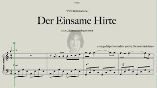 Der einsame Hirte  Easy Piano [upl. by Yentiw]