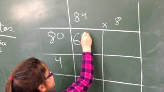 Multiplicación ABN dos cifras por una cifra 2º Primaria [upl. by Erasme]