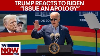 Trump reacts to Bidens Transgender Day of Visibility falling on Easter  LiveNOW from FOX [upl. by Yral241]