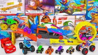 Hot Wheels Collection Unboxing Toy Review ASMR  Hot Wheels City Dragon Launch Transporter [upl. by Cointon864]