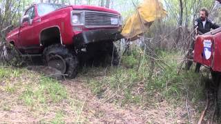 4X4 TRUCK STUCK IN SWAMP by BSF Recovery Team [upl. by Nomled766]