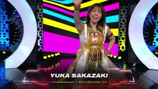 YUKA SAKAZAKI Entrance AEW Collision Sept142024 [upl. by Anikahs]