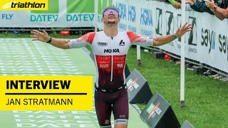 Jan Stratmann quotEs ist ein bisschen schade wenn man das Podium so knapp verpasstquot  Challenge Roth [upl. by Siravaj]