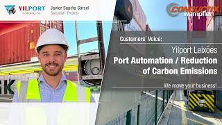 Sustainable Container Terminal Automation at Yilport Leixões [upl. by Ynohtnaleahcim]