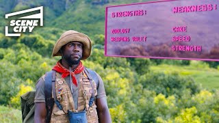 Jumanji BemVindo à Selva Habilidades e Fraquezas Clipe HD 4K de Kevin Hart [upl. by Ontine]