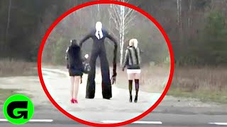 TOP 5 REAL SLENDERMAN CAUGHT ON CAMERA amp SPOTTED IN REAL LIFE [upl. by Tennes]