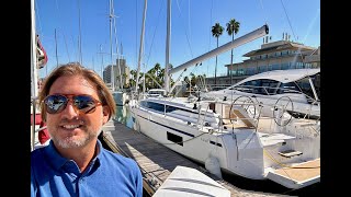 2024 Bavaria Yachts C42 Sailboat Sneak Peak Walkthrough as it just arrived in San Diego California [upl. by Eidnil]