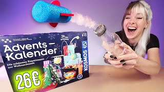 BESTER Adventskalender SPRENGT den KOSMOS 🚀💥 Wilde Experimente Unboxing [upl. by Fanestil975]