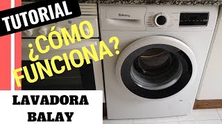 ¿CÓMO USAR LA LAVADORA BALAY ▶ trucos y consejos muy ÚTILES [upl. by Catharina]