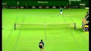 HL Roger Federer vs Marat Safin 2005 Australian Open SF 22 [upl. by Atekal785]