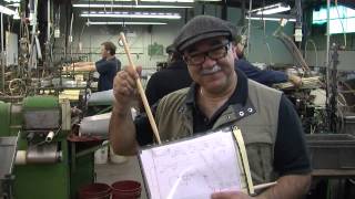 Vic Firth Factory Tour Part 10 [upl. by Inoliel716]