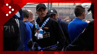 AtalantaO Marsiglia raduno dei tifosi francesi vicino alla stazione [upl. by Bonn]