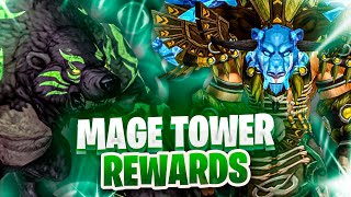 WoW Mage Tower Appearances amp Rewards  Dragonflight [upl. by Nnylrebma]