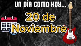 🗓️ Un día como hoy 20noviembre [upl. by Carolle250]