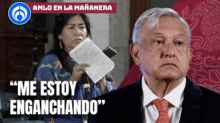 De la reforma judicial la UIF y periodistas así fue el tiro entre Reyna Haydee y AMLO [upl. by Essirehc683]