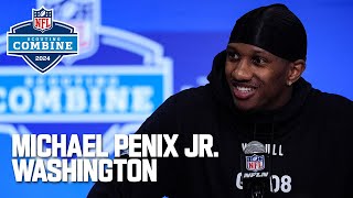 Michael Penix Jrs FULL 2024 NFL Scouting Combine On Field Workout [upl. by Jenna]