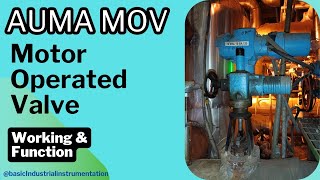 AUMA Motor Operated Valve  MOVs instrumentation electrical powerplant [upl. by Auqinahc]