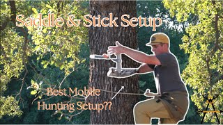 BEST MOBILE HUNTING SETUP  Our Saddle and Stick Setup [upl. by Lemieux]