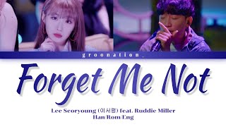 GWSN Seoryoung quotForget Me Notquot feat Ruddie Miller  Original Song  HanRomEng [upl. by Per]