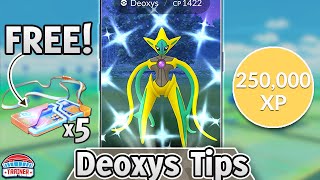 Top Tips for DEOXYS RAID WEEKEND  Pokémon GO [upl. by Aivan]