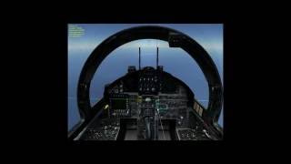 DCS World  Modelviewer  F15C Flamming Clifft Conector addon [upl. by Lebanna491]