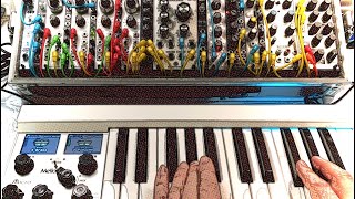 Same Eurorack Modular Patch But Now With Added Drum And Mellotron Parts [upl. by Jon514]