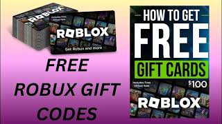 FREE 120000 ROBLOX GIFT CARD CODES 2024 UNUSED  Free Roblox Promo Codes UPDATE [upl. by Coreen]