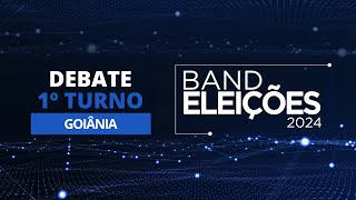 Eleições 2024 Debate na Band dos Candidatos à Prefeitura de Goiânia 1º Turno [upl. by Ellenhoj]