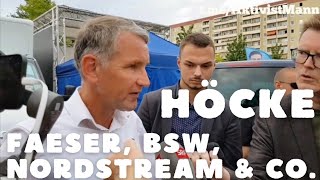 Björn Höcke AfD Thüringen  BSW Sprengung Nord Stream 2 Botschaft an Nancy Faeser Katja Wolf etc [upl. by Odnumde]