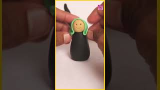 Play Doh Halloween Witch forkids halloween playdoh halloween clayvideos shorts diy [upl. by Bertine]