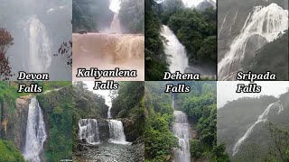 Flash Flood in a Waterfalls in SriLanka  Rainy Season  Devon Falls  Dehena Falls  St Clair Falls [upl. by Sosna437]