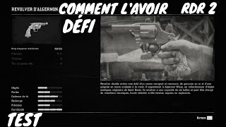 Le Revolver Dalgernon Localisation Red Dead Redemption 2 [upl. by Ocsicnarf]