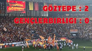 Göztepe  2 Gençlerbirliği  0 Maç Öncesi Ve Göztepe Tribün göztepe tribün medcezir [upl. by Nnarefinnej]