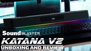 Creative Labs Sound Blaster Katana V2 Unboxing and Review Gaming Trend [upl. by Takken]