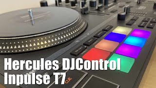 Hercules DJControl Inpulse T7 teszt  PlayDome [upl. by Neall]