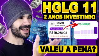 HGLG11  VALE A PENA 19 Mil Reais investidos quanto rendeu [upl. by Llerrad553]