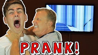 TV SMADRET  PRANK PÅ PAPFAR [upl. by Inanuah]