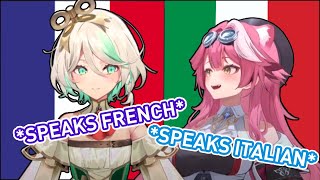 Raora And Cecilia Had A Conversation In Italian And French Translated [upl. by Deedahs]