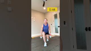 Fitness Challenge Day 4 Strength Legs 1 exercise 60 seconds movementismedicine wellness health [upl. by Vanya]