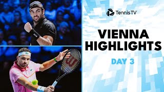 Berrettini vs Tiafoe THRILLER Dimitrov Zverev Paul in Action  2024 Vienna Day 3 Highlights [upl. by Alegnaoj857]