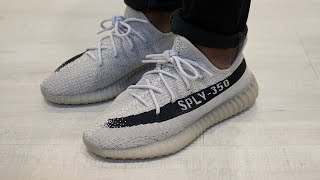 Adidas Yeezy Boost 350 V2 ‘Slate’ HP7870 Review amp On Feet 2022 [upl. by Seerdi351]