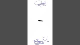 Amol 2 types name signature designs COMMENTE YOUR Designs [upl. by Ardnos381]