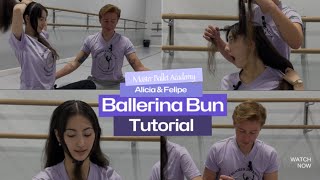 BALLERINA BUN TUTORIAL [upl. by Alidus]