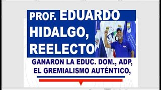 TRIUNFO PROF EDUARDO HIDALGO EN ADP OXÍGENO PARA EDUCACIÓN PÚBLICA REP DOM [upl. by Luwana]