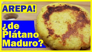 AREPAS DE PLATANO MADURO  Con queso  Fácil y Rápidas  Recetas Venezolanas [upl. by Adnilram]