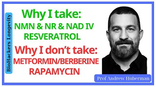 Why I take NMN amp NR amp RESVERATROL Andrew Huberman [upl. by Ayhtin]