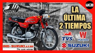 SUZUKI AX100 HISTORIA de la ÚLTIMA 2 TIEMPOS  Motocicletas Legendarias Ep 1 [upl. by Prudie]