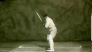 Don Bradman batting [upl. by Rebm]